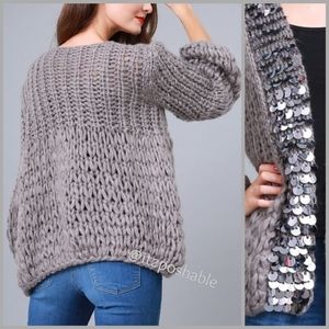 Simply Couture Cardigan Gray